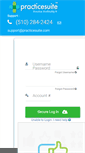 Mobile Screenshot of login.practicesuite.com